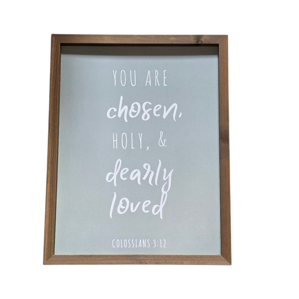 Decorative Religious Wall Art with Wooden Frame